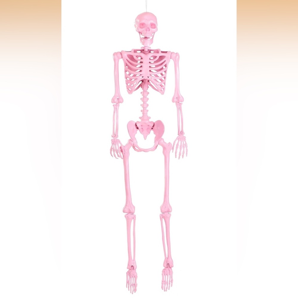 Crazy Bonez Pink Skeleton Decor NWT 5 feet tall